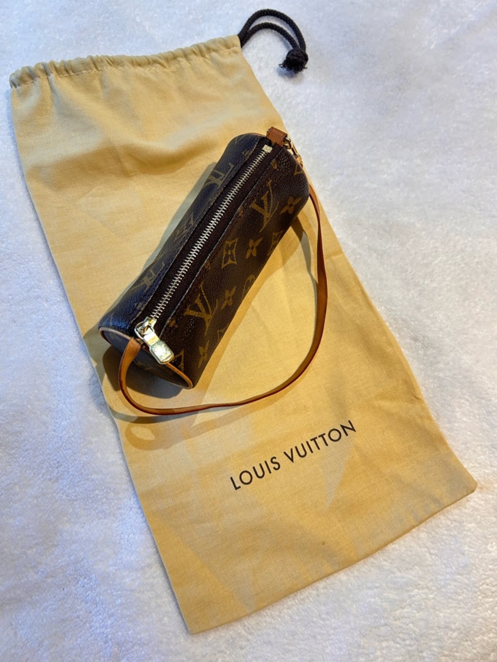 Louis Vuitton Monogram Canvas Mini Cylinder Bag in Brown - Picture 6 of 7